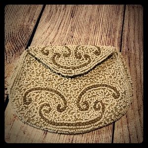 Vintage beaded pouch